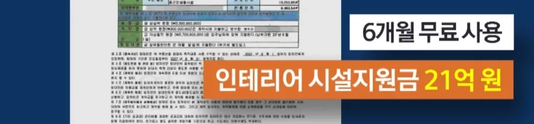 건물주 파산으로 인한 임차인 모집: 6개월 무료 사용 + 인테리어 지원금 21억 원