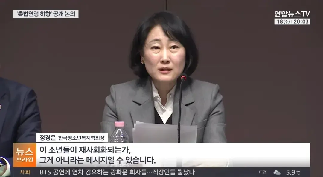촉법소년 하향에 반대하는 전문가 의견 텍스트