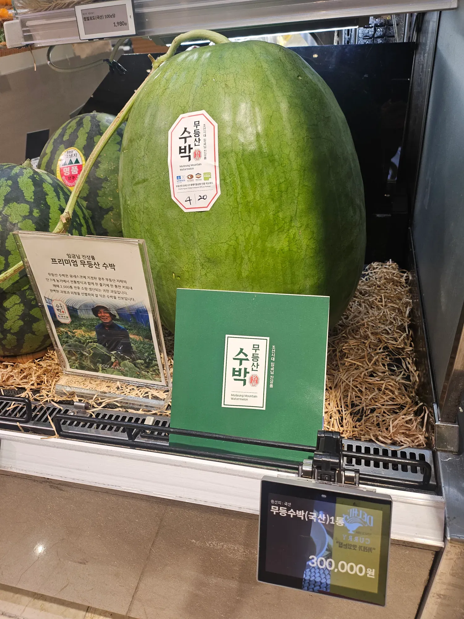 수박 1개 판매가격 300,000원