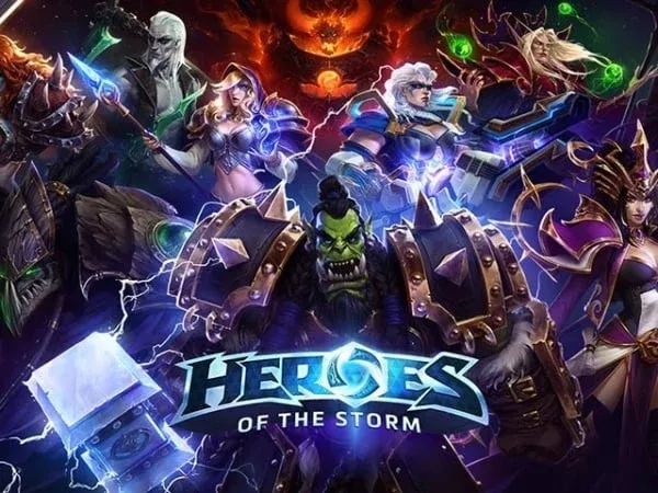 Heroes of the Storm 게임 로고 및 타이틀
