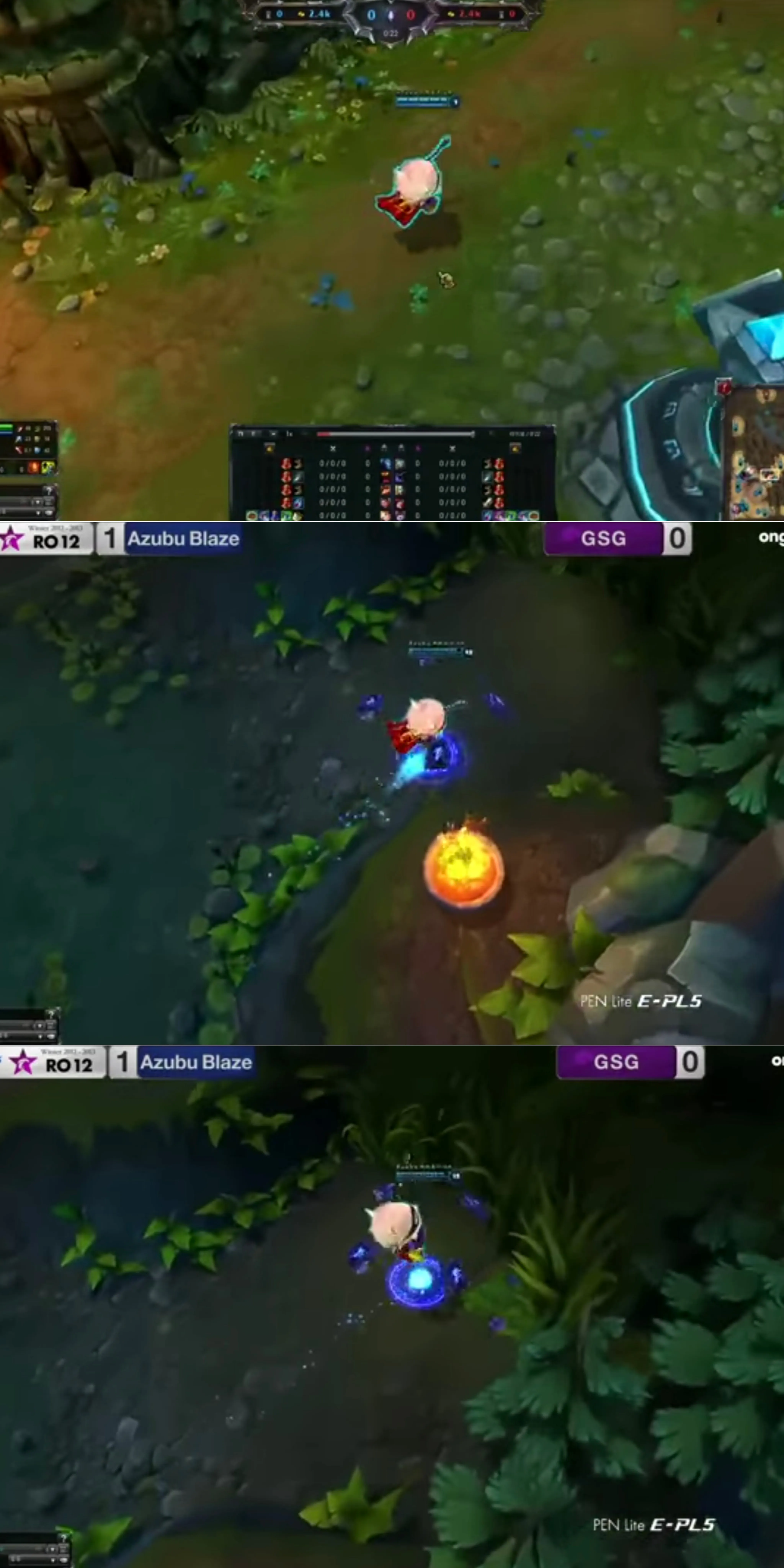 LCK 티모 첫 등장 게임 - Audau Blaze GSQ
