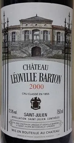 Château Léoville Barton 2000 Saint-Julien 와인 라벨