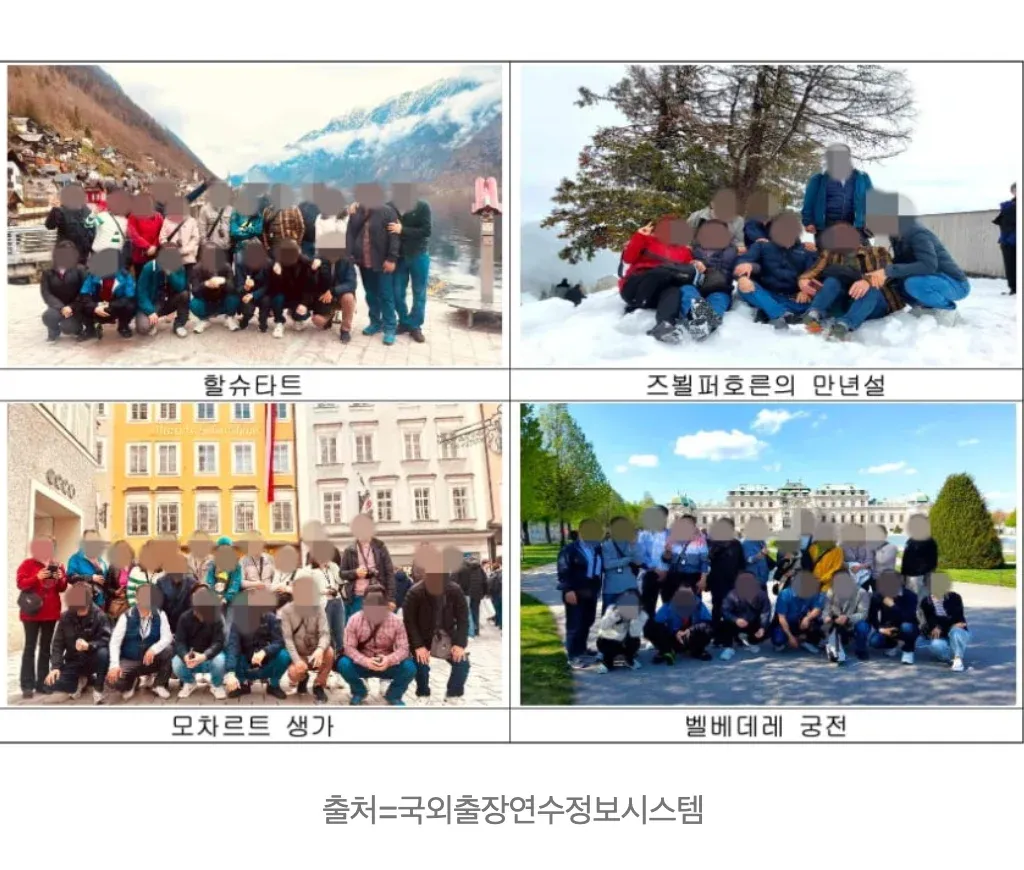 섬박람회 준비 명목 해외 출장지 소개 (모차르트 생가, 벨베데레 궁전)