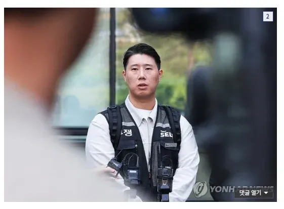 일단 발표하자는 메시지 대화 화면