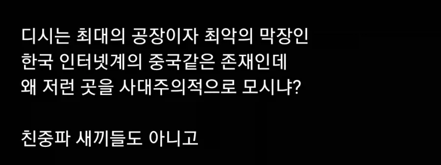 디시와 한국 인터넷 커뮤니티 문화에 대한 의견 교환