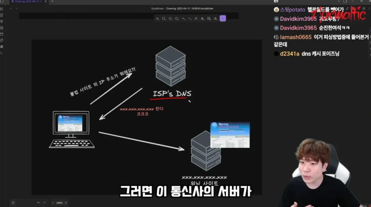 ISP DNS 차단 및 피싱 기법에 대한 기술 논의 댓글
