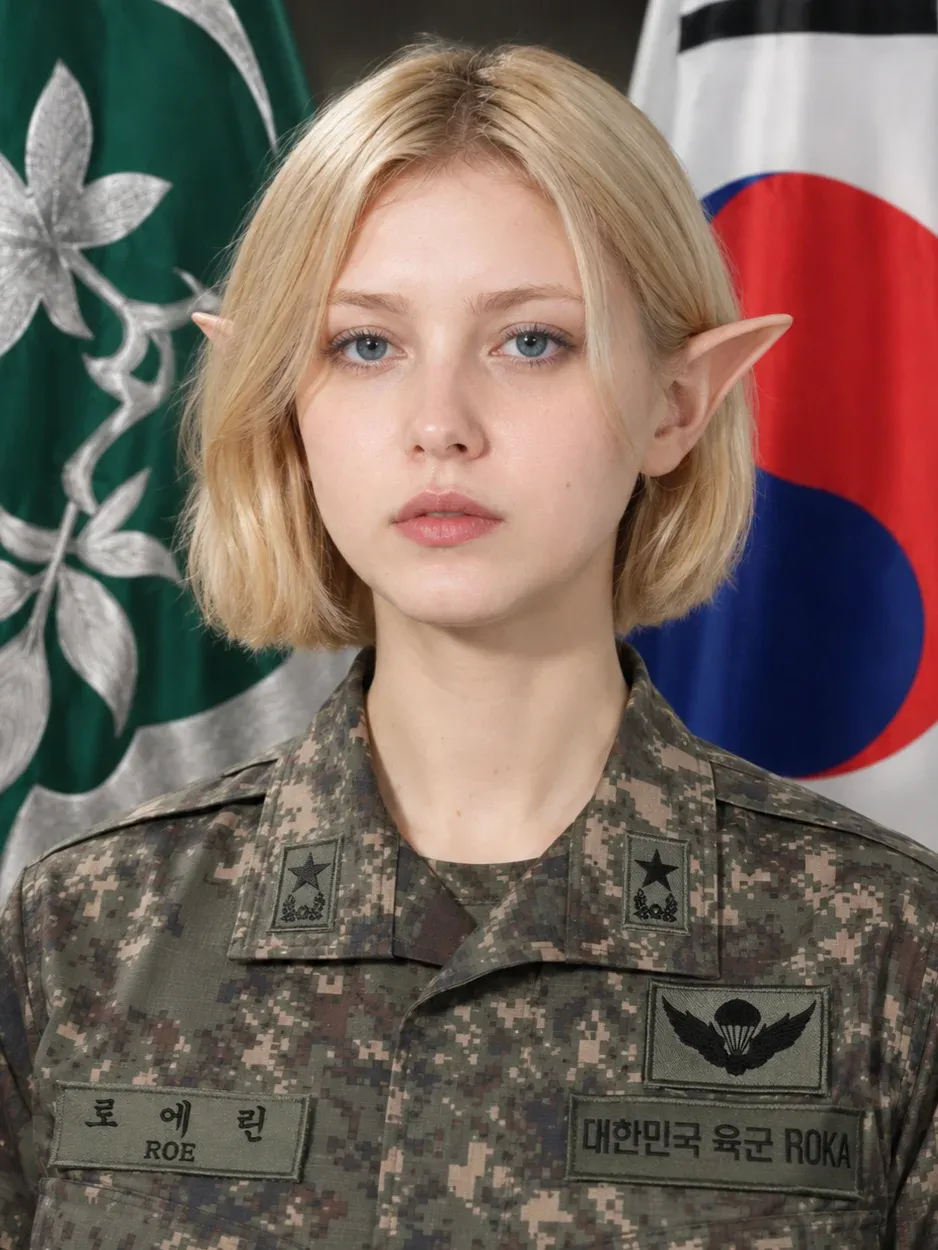 대한민국 육군 ROKA 로고, 만약 이종족들이 대한민국에 산다면이라는 가상 시나리오 관련 콘텐츠
