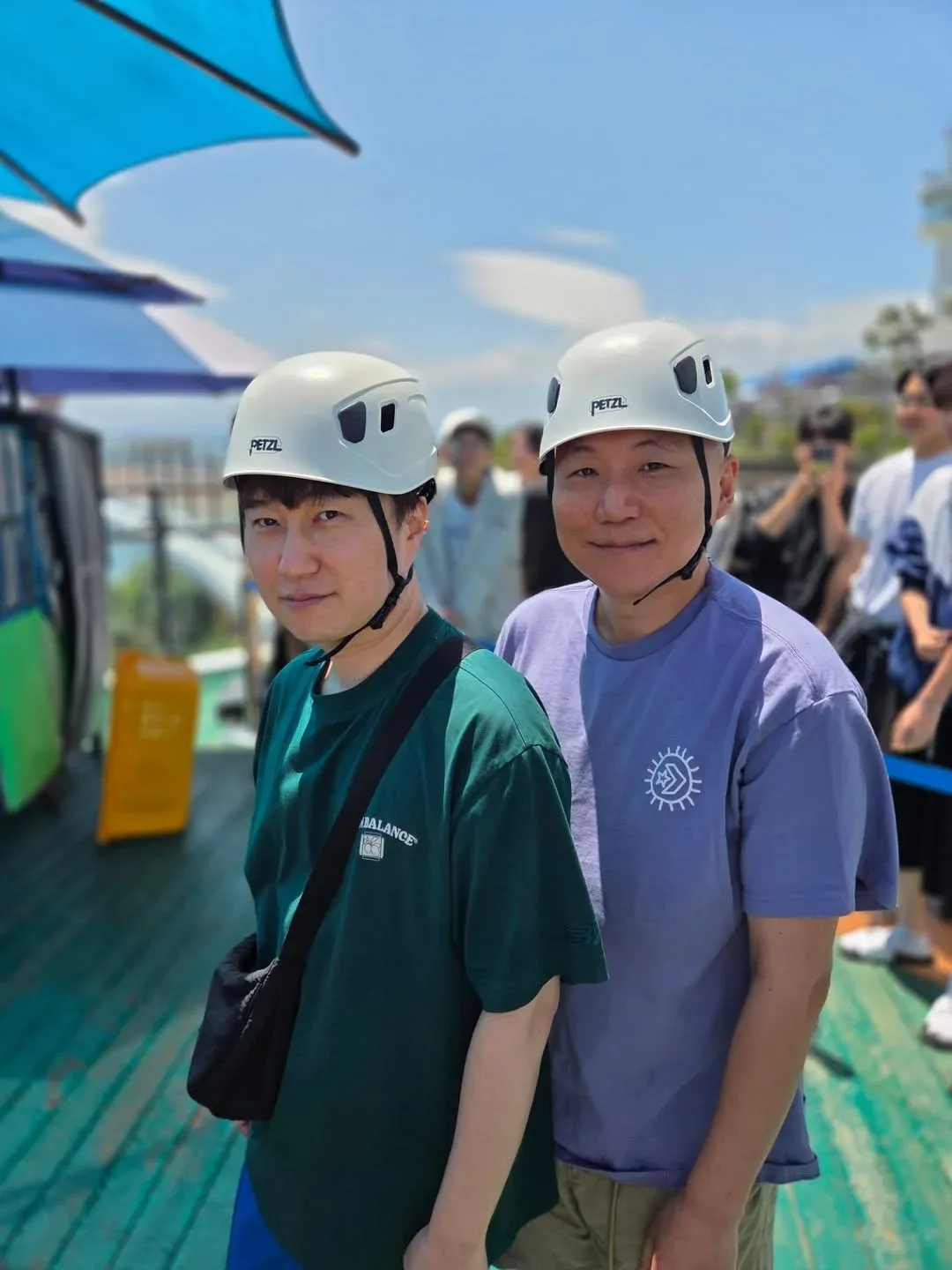 주호민, PETZL ABALANCE 등반장비 착용 근황
