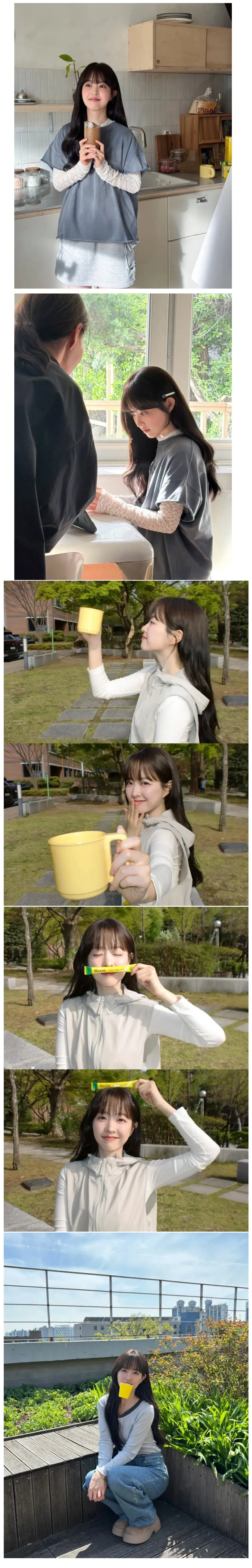 맥심 화보 촬영 중인 30대 모델