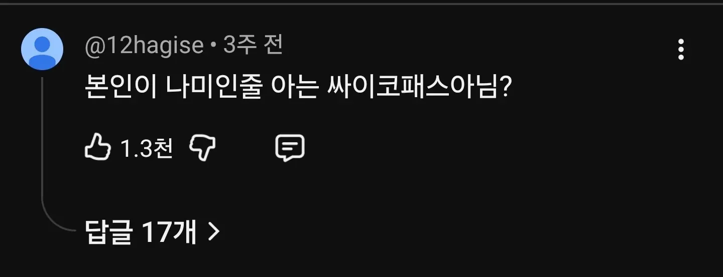 원피스 애니에서 나미의 이상한 행동을 지적하는 댓글