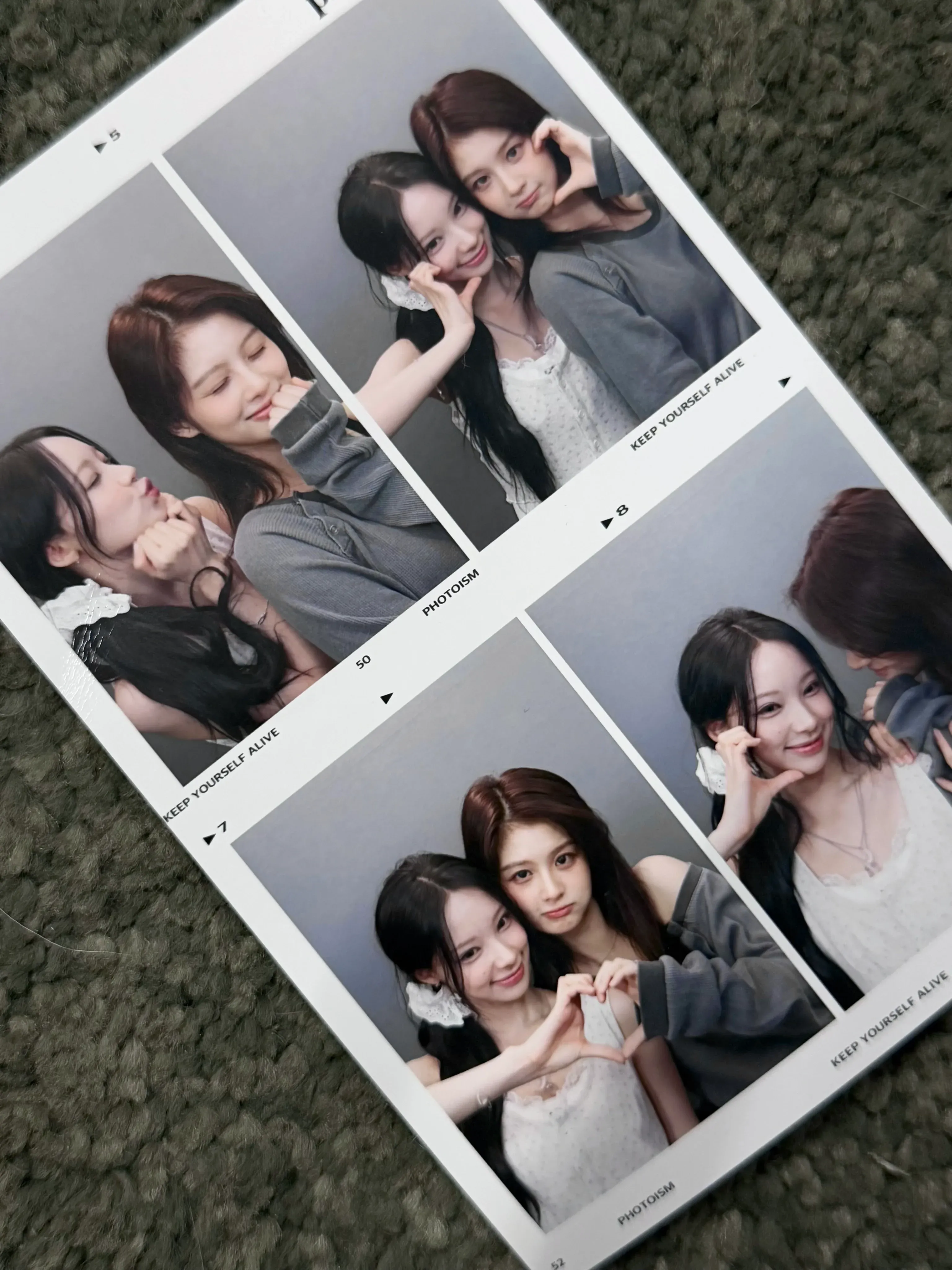 리센느 원과 엔믹스 설윤의 투샷