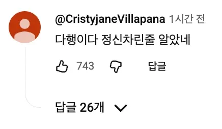 백종원 복귀영상 댓글: 긍정적 반응 스크린샷