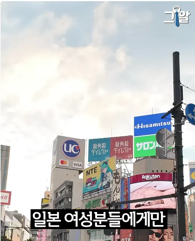 일본 여성들의 남성 선호도 통계 차트