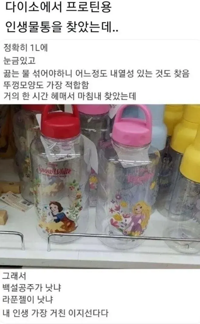 헬창의 고민: 내열성 있는 프로틴 생물통 찾기