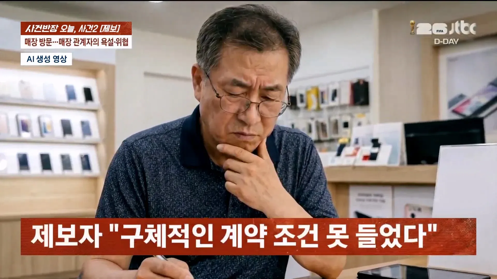 휴대폰 환불 거부로 매장 관계자의 욕설·협박 사건 보도