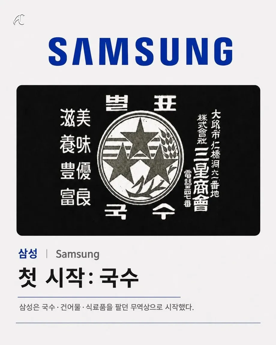 삼성의 첫 시작, 국수·건어물·식료품을 판매한 무역상