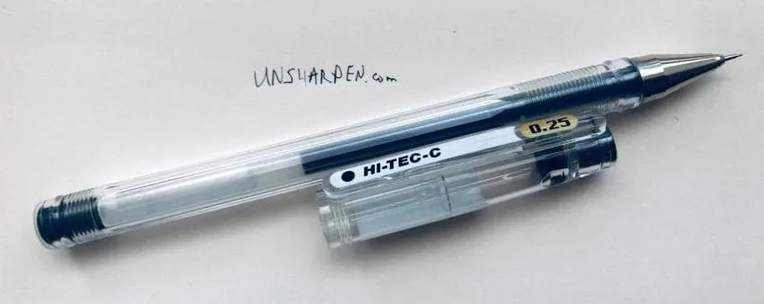 명품 볼펜 HI-TEC-C 0.25 제품 이미지