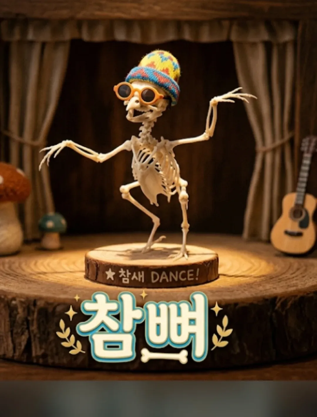 참새가 춤을 추는 모습, 싱글벙글 도마뱀 찾기 게임