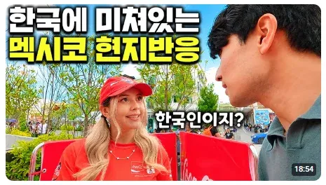 멕시코에서 한국 음식을 못 누리는 한국인의 유튜브 댓글