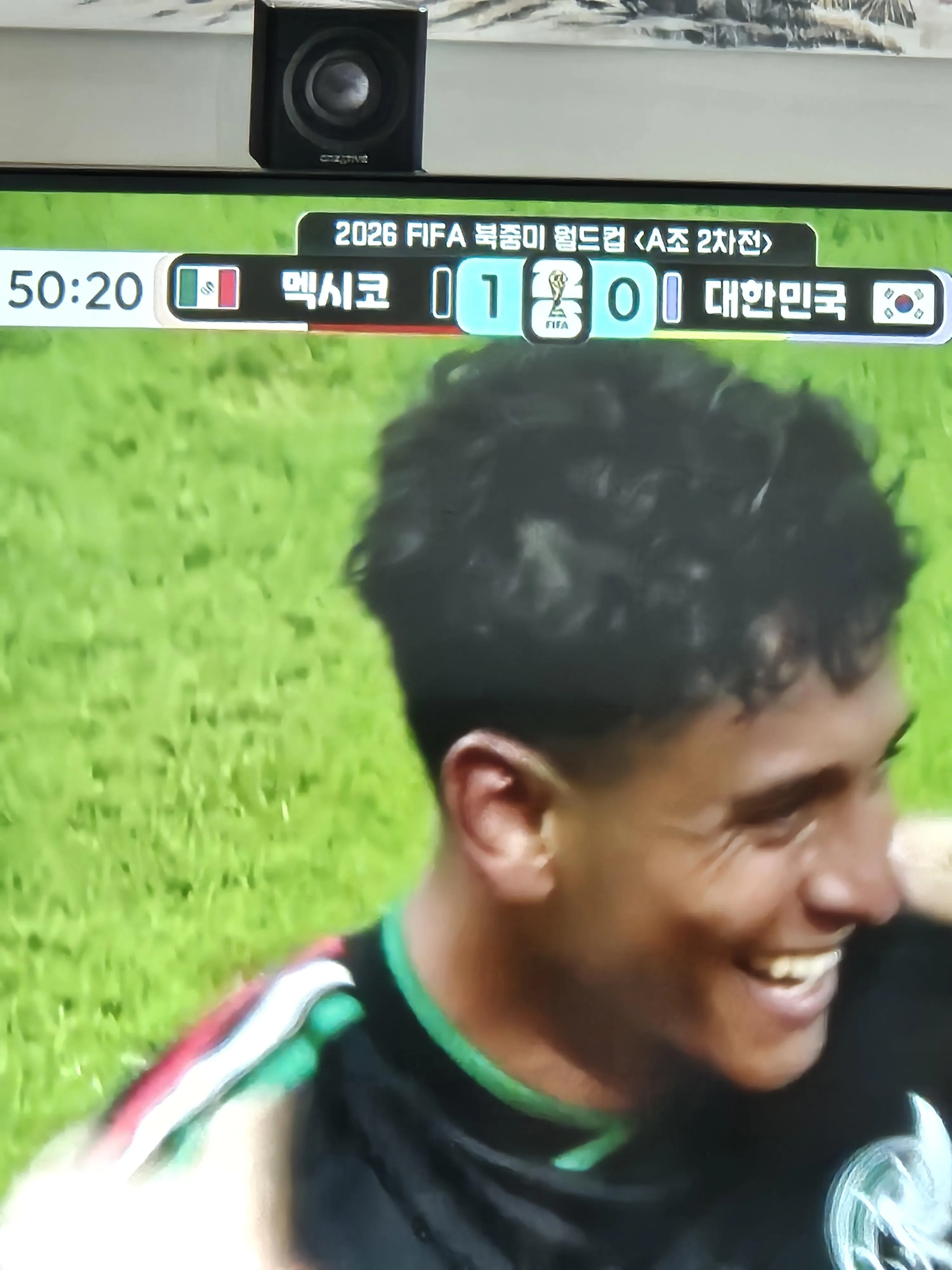 2026 FIFA 월드컵 4조 2차전 50분, 멕시코 1-0 대한민국