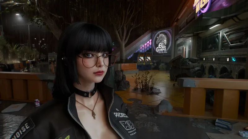 EL GUMPO가 표시된 DC 사펑갤의 DLSS5 활용 화면
