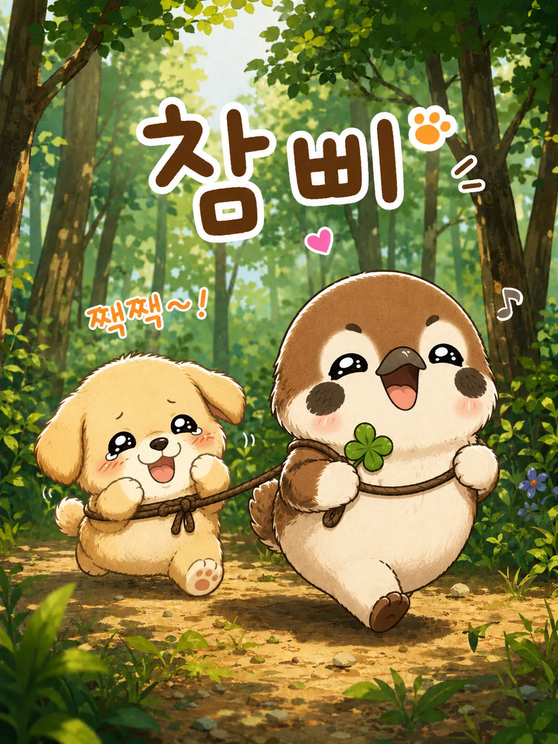 개학 후 교과서를 확인한다는 내용의 이미지