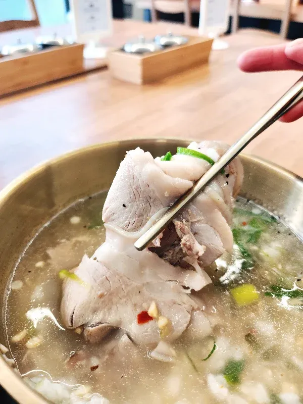 노량진 곰탕집의 최근 모습