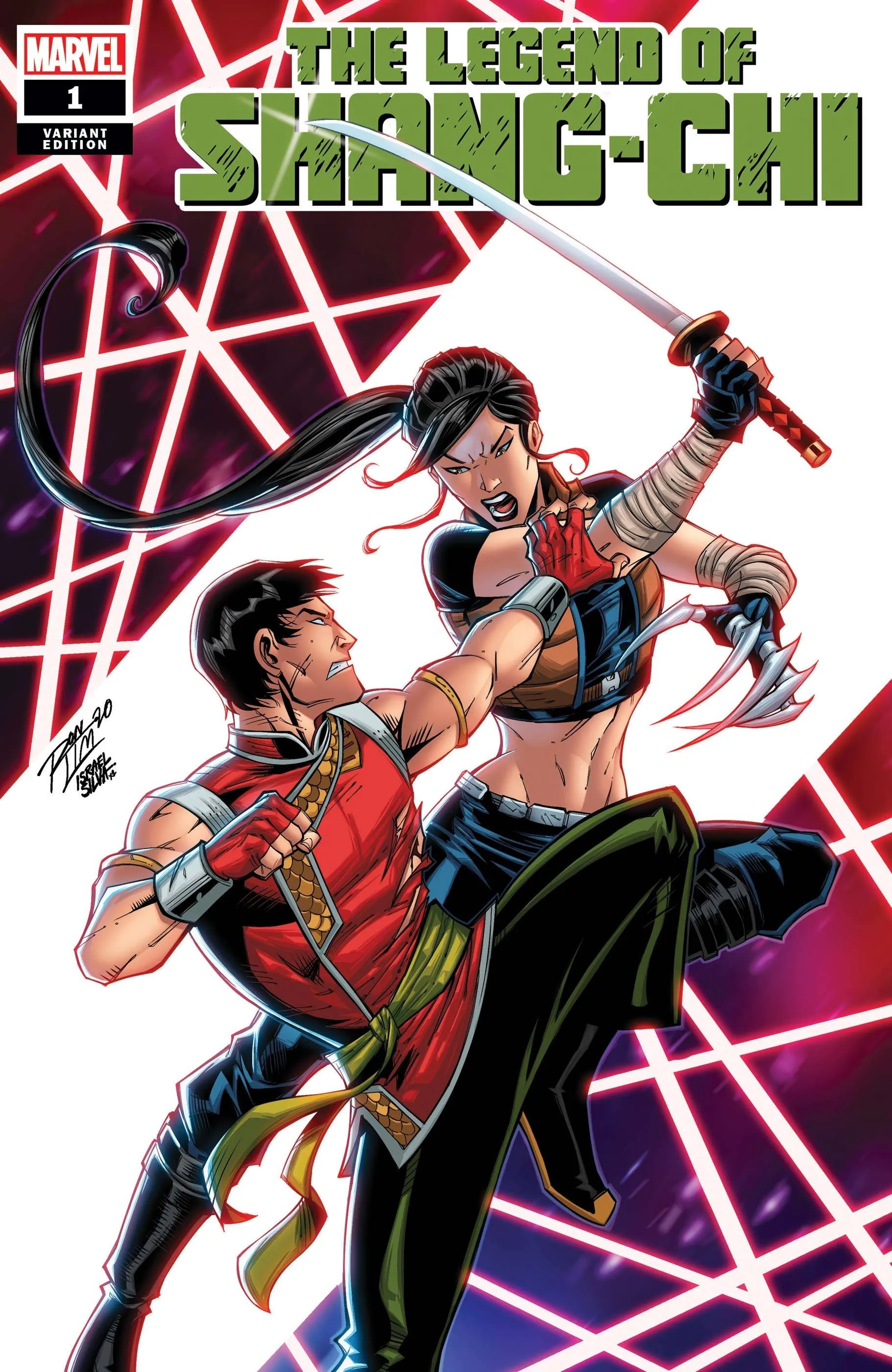 샹치 변형판 만화 표지, The Legend of Shang-Chi