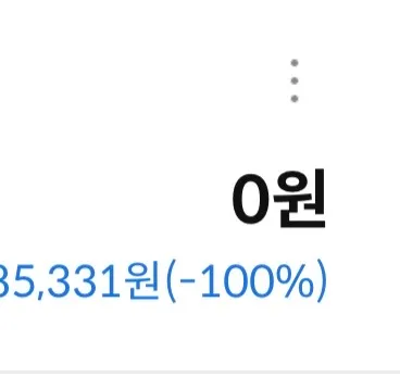 두근두근 급등주 장투 후기, 331원 표시 화면