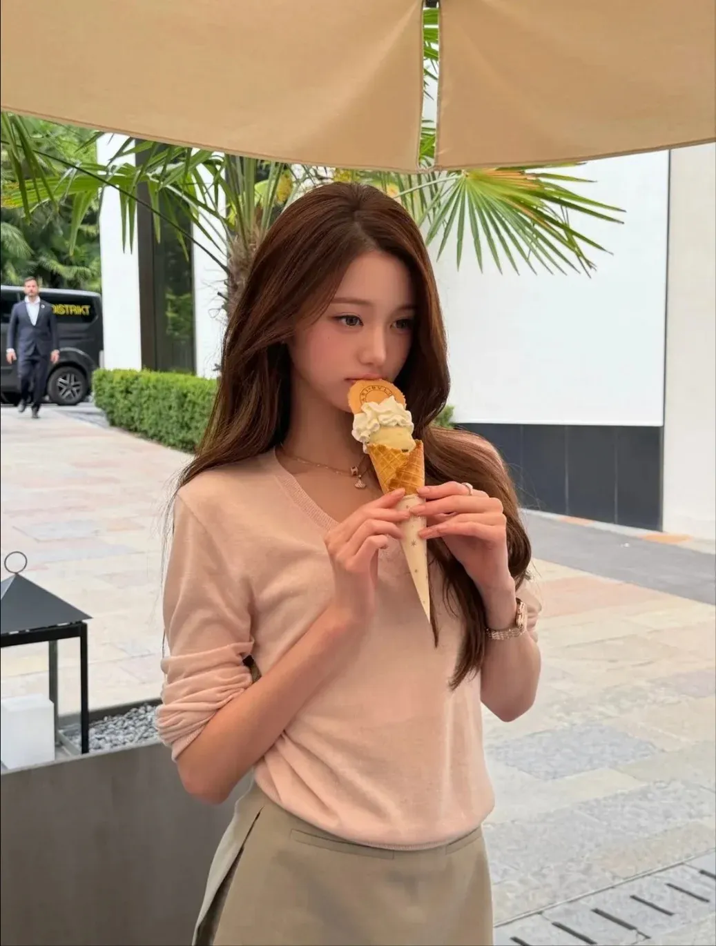 아이스크림 광고 속 장원영