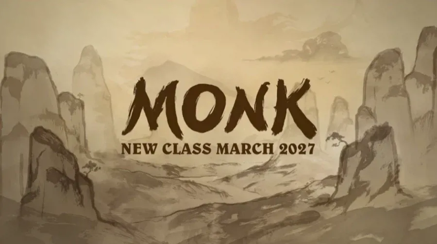 ‘MONK NEW CLASS MARCH 2027’ 문구가 있는 이미지.