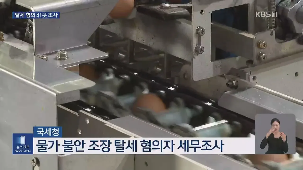 국세청, ‘금계란’ 수익 축소 신고 41개 업체 세무조사