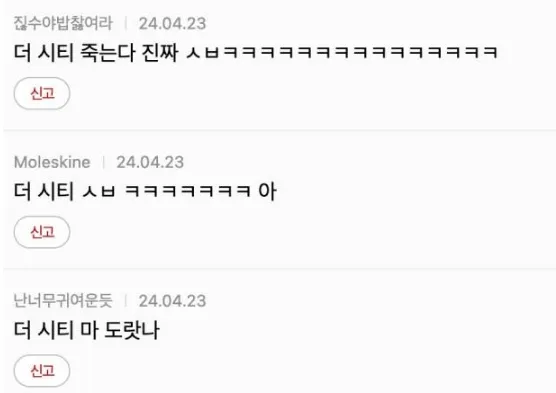 미국인이 거주지 질문에 ‘더 시티’라고 답하는 밈 이미지