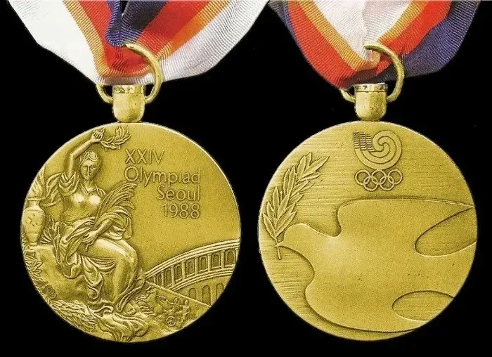 XXIV Olympiad Seoul 1988 문구가 있는 한국조폐공사 제품