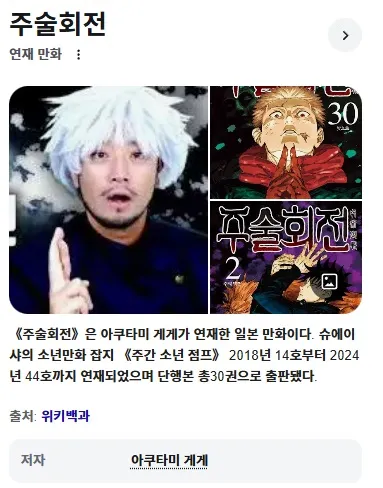 주술회전 연재 정보와 단행본 30권 출간 안내