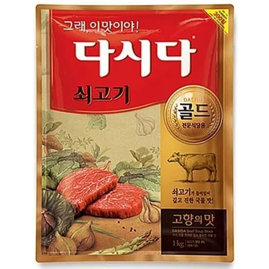 다시다 골드 쇠고기 전문식당용 1kg 제품